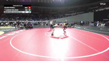 4A Boys 132 lbs Cons. Round 1 - Landon Willman, Pendleton Boys vs Blake Powell, Marshfield Boys