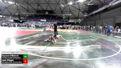 71 lbs Cons. Sub-quarters - Patrick Roberts, Cherry Creek Wrestling Club vs Mikhael Makarov, Askeo International Mat Club