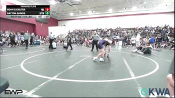 100 lbs Rr Rnd 5 - Noah Lickliter, Perry Wrestling Academy vs Dayton Garris, Mannford Pirate Youth Wrestling