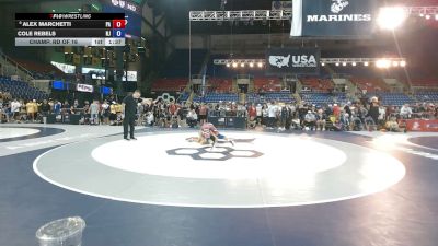 132 lbs Champ. Rd Of 16 - Alex Marchetti, Pennsylvania vs Cole Rebels, New Jersey