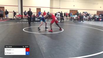 74 kg Cons 64 #2 - Isaiah Kayee, Nevada vs Beau Priest, Driller Wrestling Club