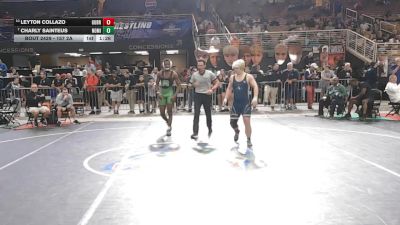 157 2A 3rd Place Match - Leyton Collazo, Gulf Breeze vs Charly Sainteus, North Miami