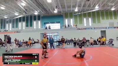 100 lbs Round 2 (6 Team) - Leland Trinidad, Florida Scorpions vs Matthew Balante, Riverdale WC