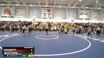 86 lbs Quarterfinal - Bentley Martin, Warrior Warehouse Wrestling vs Lucas Button, Club Not Listed