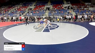 144 lbs Rnd Of 32 - Smokey McClure, WA vs Nolan Ambrose, MN