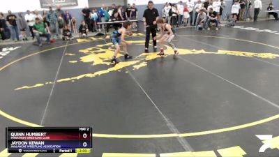 102 lbs Round 2 - Jaydon Kewan, Avalanche Wrestling Association vs Quinn Humbert, Marathon Wrestling Club