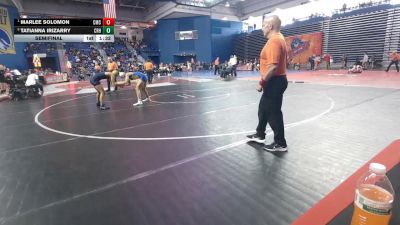 120 lbs Semifinal - Marlee Solomon, Canon McMillan vs Tatianna Irizarry, Choate Rosemary Hall