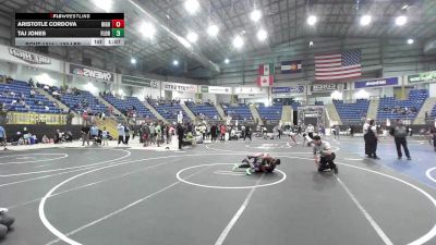 130 lbs Quarterfinal - Aristotle Cordova, High Elevation vs Taj Jones, Florida Scorpions