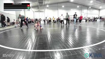 45 lbs Consi Of 8 #1 - Natalie Perkins, Tahlequah Wrestling Club vs Linley Themm, Team Tulsa Wrestling Club