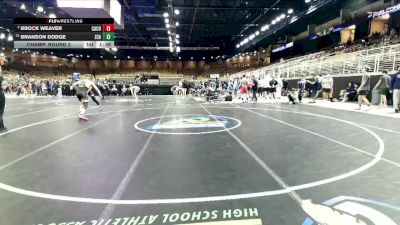 157 lbs Champ. Round 2 - Branson Dodge, Zephyrhills Christian vs Brock Weaver, Camden County