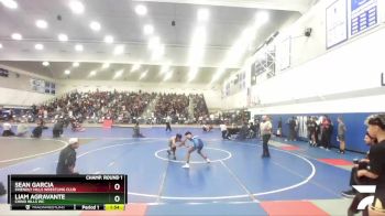 113 lbs Champ. Round 1 - Sean Garcia, Friendly Hills Wrestling Club vs Liam Agravante, Chino Hills WC