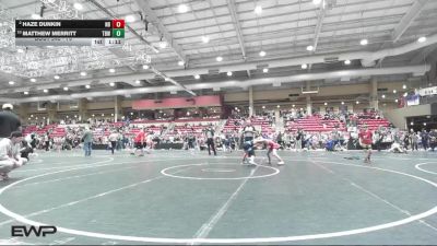 76 lbs Quarterfinal - Matthew Merritt, The Best Wrestler vs Haze Dunkin, Nebraska Boyz
