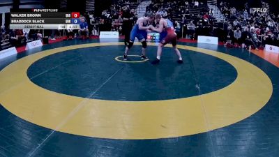 60kg Semifinal - Walker Brown, Lakeland Legends Wrestling Academy vs Braddock Slack, Unaffiliated ON