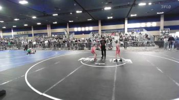 65 lbs Consi Of 16 #2 - Waylon Worley, Florida Elite Wrestling vs Kneeland Senescall, Big Cat WC