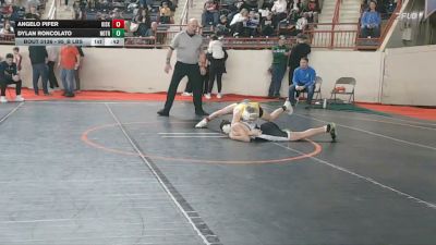 95_B lbs Consi Of 4 - Angelo Pifer, Kiski Area vs Dylan Roncolato, Notre Dame Green Pond