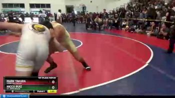 152 lbs 1st Place Match - Nicco Ruiz, St. John Bosco vs Mark Takara, Temecula Valley