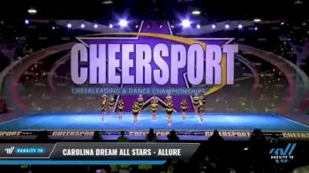 Carolina Dream All Stars - Allure [2021 L1 Youth - D2 - Small - A Day 1] 2021 CHEERSPORT National Cheerleading Championship
