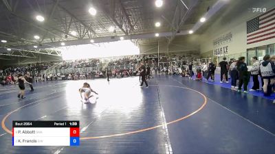 78 lbs 5th Place Match - Preslie Abbott, Sanderson Wrestling Academy vs Karli Francis, Southern Idaho WC