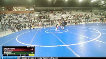 95 lbs 5th Place Match - Eilie May, La Grande Mat Club vs Layla Stroh, Prometheus WC