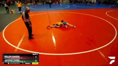 85 lbs Semis & 1st Wrestleback (8 Team) - Jackson Thorn, STMA (St. Michael/Albertville) vs Kellon Hanson, NLS (New London/Spicer)