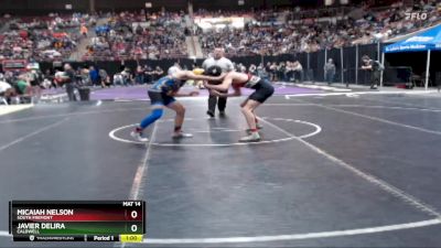 150 lbs Cons. Round 2 - Micaiah Nelson, South Fremont vs Javier Delira, Caldwell