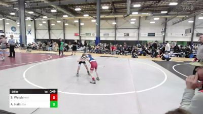 50 lbs Semifinal - Sterling Welsh, Patriot Mat Club vs Austin Hall, Legacy Elite