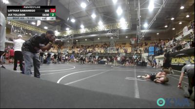 120 lbs Rr Rnd 5 - Delaney Davis, Marlow Outlaws vs Khole Laguna, OKC Saints Wrestling