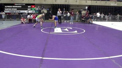 145 lbs Consi Of 8 #2 - Alfredo Bermudez, North Bergen vs Karter Stone, Montoursville