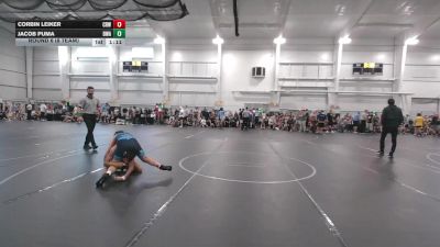 110 lbs Round 6 (8 Team) - Jacob Puma, Donahue WA vs Corbin Leiker, CrossRoads Wrestling