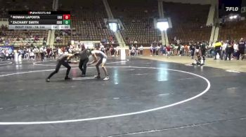 7A 144 lbs Champ. Round 1 - Zachary Smith, Smiths Station Hs vs Roman Laposta, Fairhope