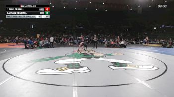 6A/5A Girls 120 Quarterfinal - Skyler Hall, North Medford Girls vs Caitlyn Kendall, Newberg Girls