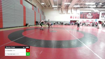 285 lbs Quarterfinal - David Szuba, UNATT - Rider University vs Cash Henderson, Unrostered