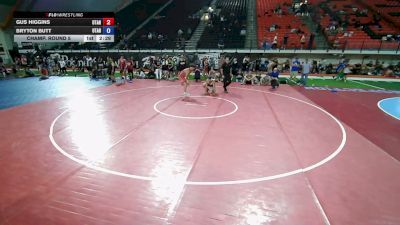 190 lbs Champ. Round 5 - Gus Higgins, Utah vs Bryton Butt, Utah