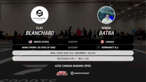 Ronak Batra vs Clay Blanchard 2025 ADCC Niagara Open