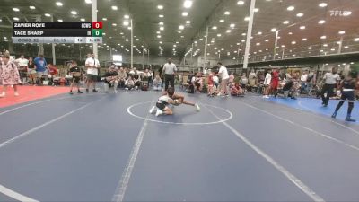 76 lbs Round 5 (6 Team) - Tace Sharp, Iron Horse vs Zavier Roye, Capital City WC