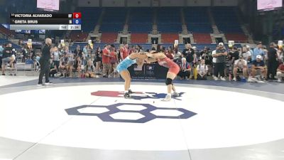 145 lbs Cons. Quarters - Victoria Alvarado, New York vs Greta Brus, Iowa