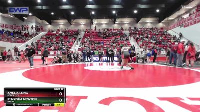 200 lbs Champ. Round 1 - Amelia Long, PONCA CITY vs Ri`Nyisha Newton, UNION