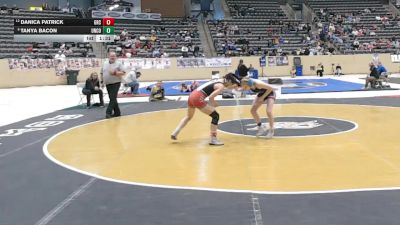 114 lbs Champ. Round 1 - Tanya Bacon, Union County vs Danica Patrick, George Rogers Clark