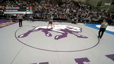 4A 144 lbs Quarterfinal - Peyton Hogan, Uintah vs Griffin Rhoades, Uintah