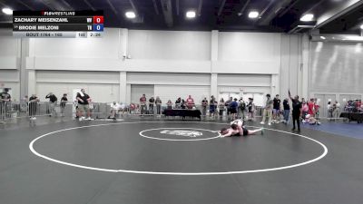 165 lbs Cons. Round 7 - Zachary Meisenzahl, WV vs Brodie Melzoni, TN