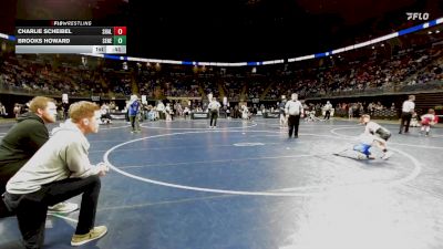 52 lbs Round Of 16 - Charlie Scheibel, Shaler vs Brooks Howard, Seneca Valley