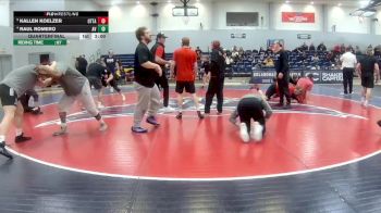125 lbs Quarterfinal - Kallen Koelzer, Ottawa University vs Raul Romero, Avila