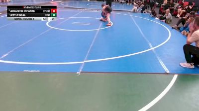 80 lbs Cons. Round 1 - Augustin Infante, Lake Travis Youth Association Wrestling Club vs Jett O`Neal, Southern Style Wrestling Club
