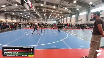 120 lbs Semifinal - Abdullah Albawi, Texas vs Sarfaraz Khalid, Southern Style Wrestling Club