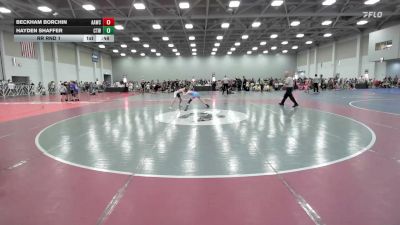 80 lbs Rr Rnd 1 - Beckham Borchin, All American Wrestling Club Red - EL vs Hayden Shaffer, CTWHALE Humpback - EL