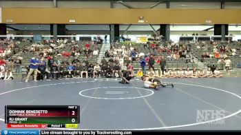 144 lbs Quarterfinals (8 Team) - Dominik Benedetto, Elgin Public Schools vs RJ Grant, Pryor