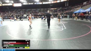 100G 5th Place Match - Tommy Stone, Eagle Girls vs Marlie Skidmore, Owyhee Girls