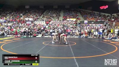 3-2-1A 120 1st Place Match - Ian Giancola, Hoxie vs Chase Johnson, Minneapolis