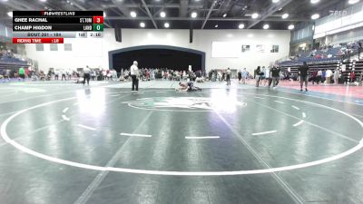 184 lbs Cons. Round 2 - Champ Higdon, LANDER vs Ghee Rachal, St. Thomas University