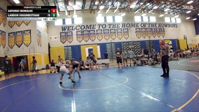 120 lbs Placement (16 Team) - Antonio Morales, Eagle Empire vs Landon Higginbotham, Funky Monkey